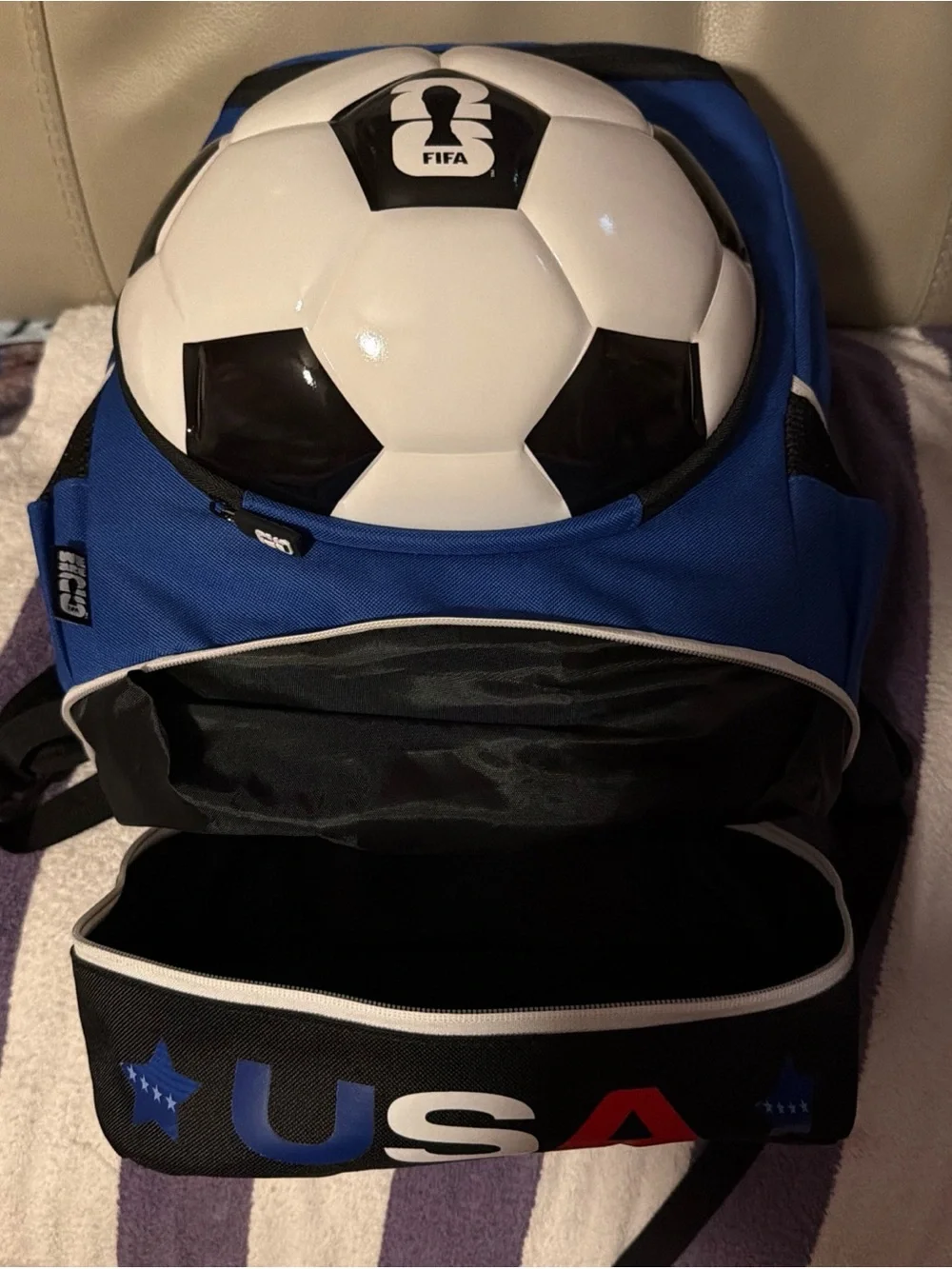 Team USA FIFA 2026 Official Soccer Ball Backpack Bag